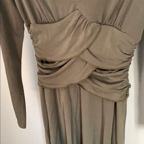 BCBG Ladies Olive Green Dress - Picture 3 of 4